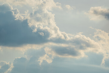 Clouds on sky background