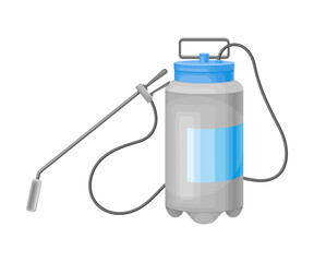 Compression Sprayer or Pneumatic Sprayer for Disinfection Vector Illustration