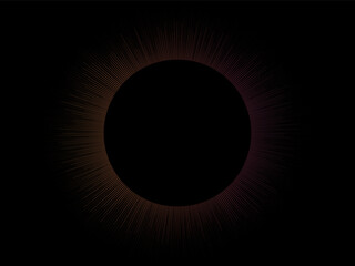 Abstract white round music equalizer with dots on dark background. Vector illustration