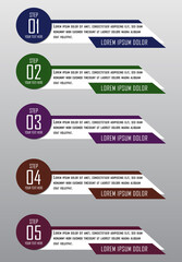 Vector Infographic design. Eps 10. Can be used for diagram, banner, number options, workflow layout, step up options or web design