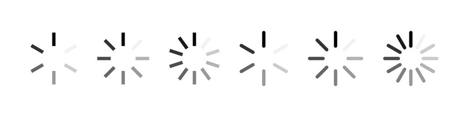 Loading icon. Line load vector Design. Vector illustration