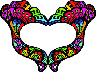 beautiful folk art, floral decoration
beautiful flower illustration

