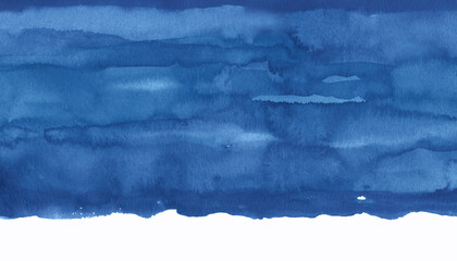 blue grunge background, watercolor stain