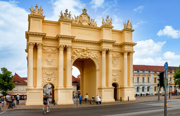 Fototapeta na wymiar Potsdam, Brandenburger Tor in der Altstadt