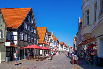 Altstadt von Lemgo, Deutschland 