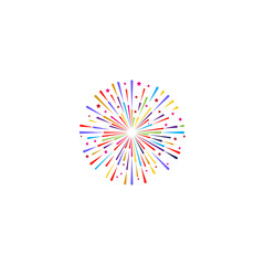 Fireworks Logo Template vector symbol