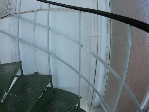 Zeitraffer Video Wendeltreppe Nach oben hoch 