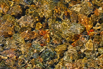 fondo naturaleza con piedras de rio 