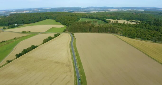 flight above fields, oberes mittelrheintal part B