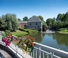 water mill moulin de Grand Fayt in france © ahavelaar