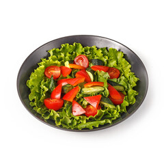 The restaurant's menu dish, a delicious snack for beer. Restaurant serving of the dish. A look from above