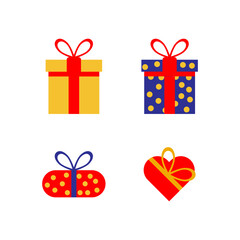 Gift Box Simple Design Illustration