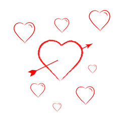 Arrow Love Romantic Feeling Design