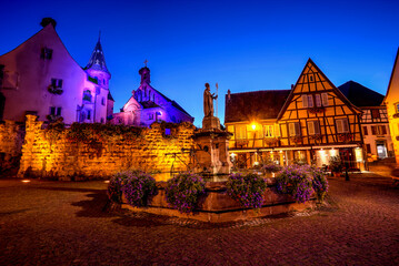 Eguisheim village, Alsace, France