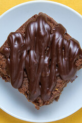 chocolate cake on a plate