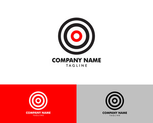 Target Icon Logo Design Template