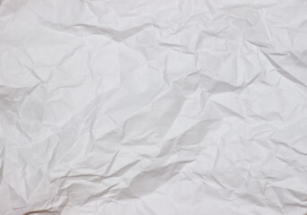 Crumpled white background. Wrinkled white texture.