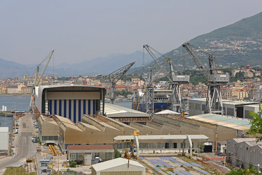 Fincantieri Shipyard in South Italy