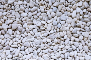 White stone background. minimal background cobblestone.