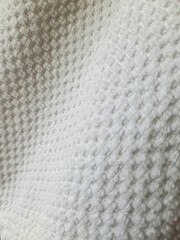 Grey fabric with textured pattern