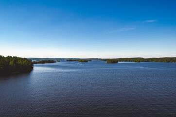Fototapeta na wymiar View of Päijänne (lake)