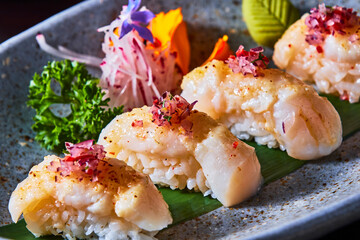 Sushi piece / White Fish Nigiri.