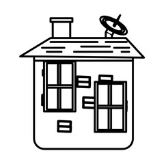 Obraz premium Residential house icon. Home building icon - Vector