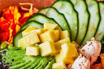 Poke Salad / Veggie / Mango and Avocado.