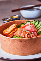 Poke Salad / 3 Salmons
