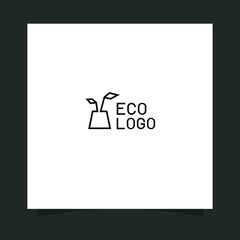 eco logo vector, eco logo, eco, leaf, it is suitable for your business log, premium vector