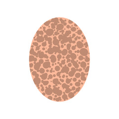 Pumice stone. Foot file callus hard skin remover. Accessories for pedicure. Vector llustration.