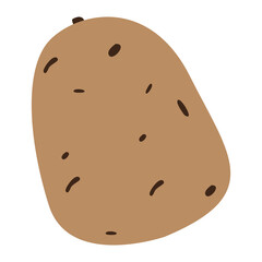 Isolated potato icon. Vegetable icon. Healthy food - Vector