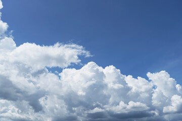Fototapeta na wymiar Cloud And Blue Sky Weather Nature