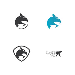 Puma Logo design vector illustration design template
