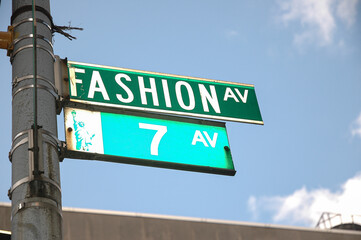 street sign in new york