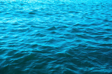 Blue sea water background texture