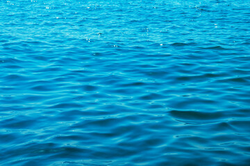 Naklejka premium Blue sea water background texture