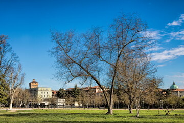 vicenza, italien - stadtpark in der nähe der altstadt