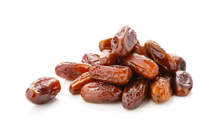 Dates isolated on white background