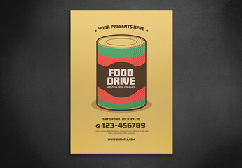 Food Drive Pack Flyer