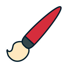 paint brush icon, fill and line style