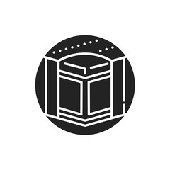 Soft bed mattress black glyph icon. Easily adapt to the bends of the body and provide uniform support for the spine. Pictogram for web page, mobile app, promo. UI UX GUI design element.