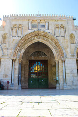 entrance to the aqsa  in jerusalem