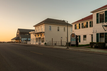 Old Coastguard station in Bandon Oregon