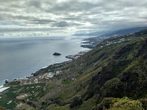 Vista panor&aacute;mica del Noreste de la Isla Tenerife, Islas Canarias