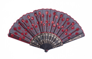theater fan isolated on white background