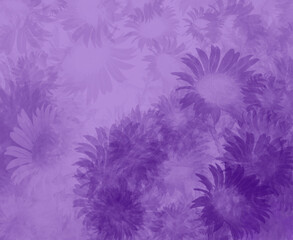 Purple flower abstract background