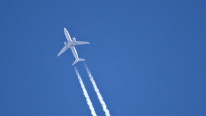 airplane in the sky