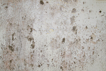 Old wall with peeling paint