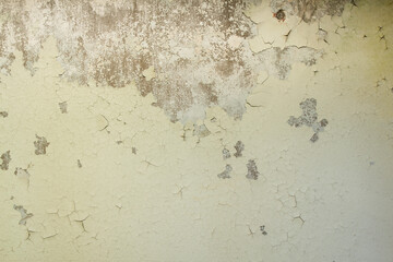 Old wall with peeling paint